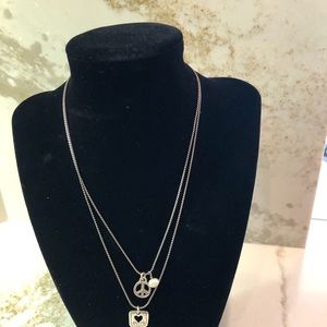 Brighton Peace and Love Necklace